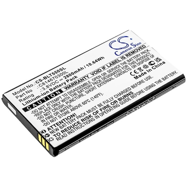 Bsc Preferred BLU T550 Tank 2.4 Torch Mobile Phone Replacement Battery CS-BLT550SL - main